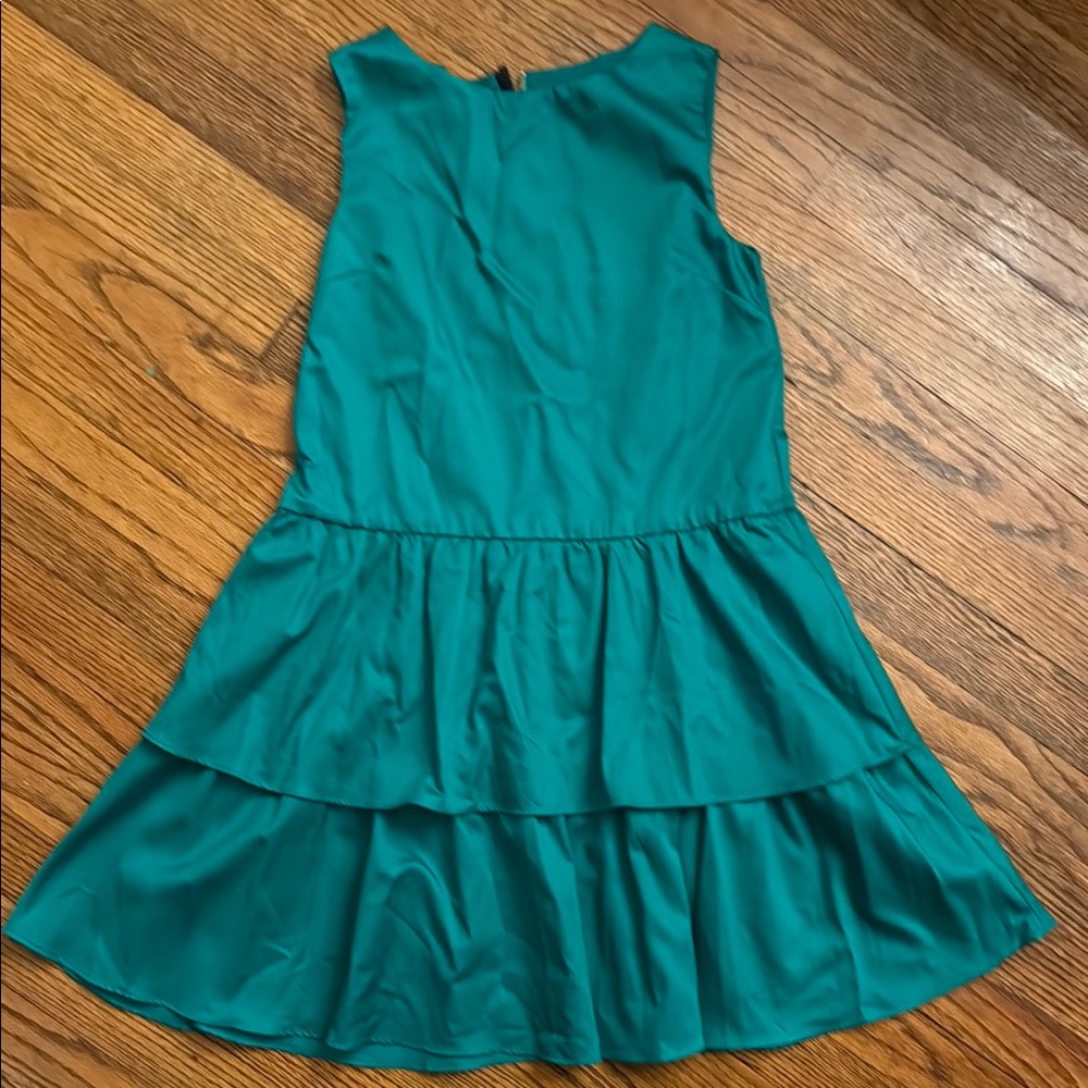 NWT Crewcuts sleeveless green Dress 12